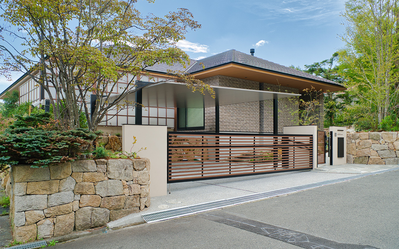 芦屋市 外構工事 フィーリングガーデンの施工実績1