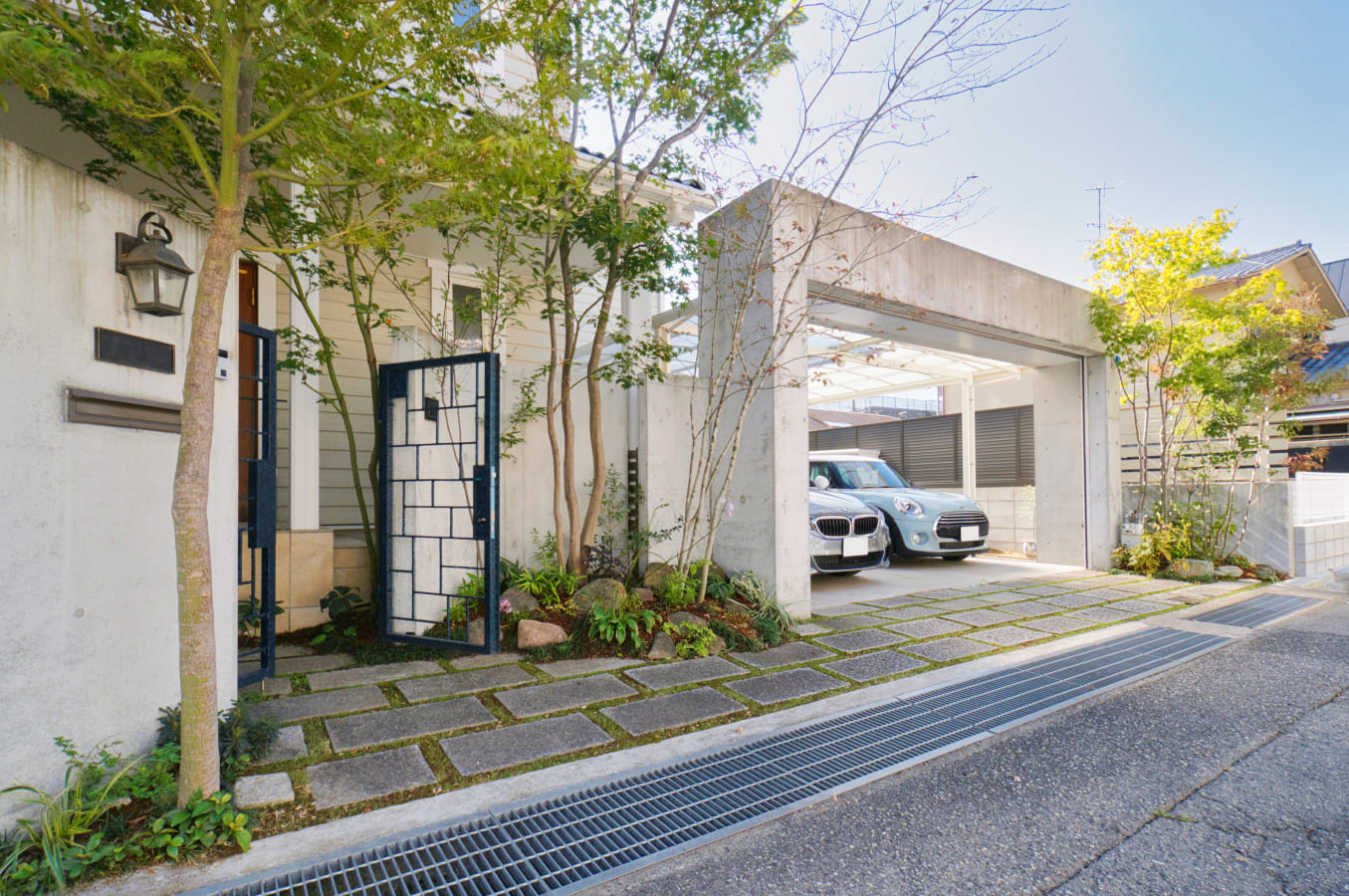 吹田市 外構工事 フィーリングガーデンの施工実績1