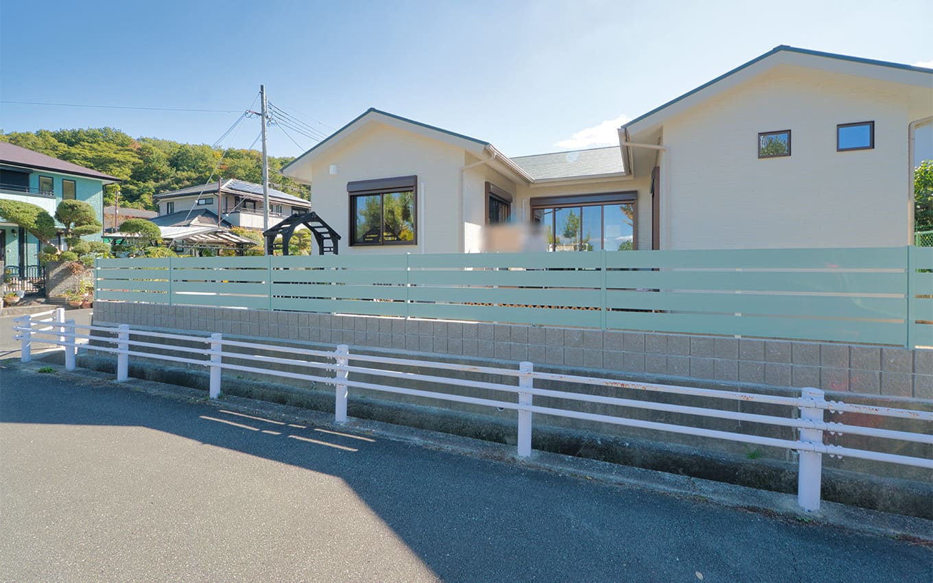 外構工事 バリアフリーのお庭 施工後写真