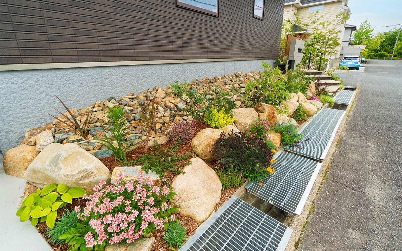 外構工事 新築の外構 施工後写真