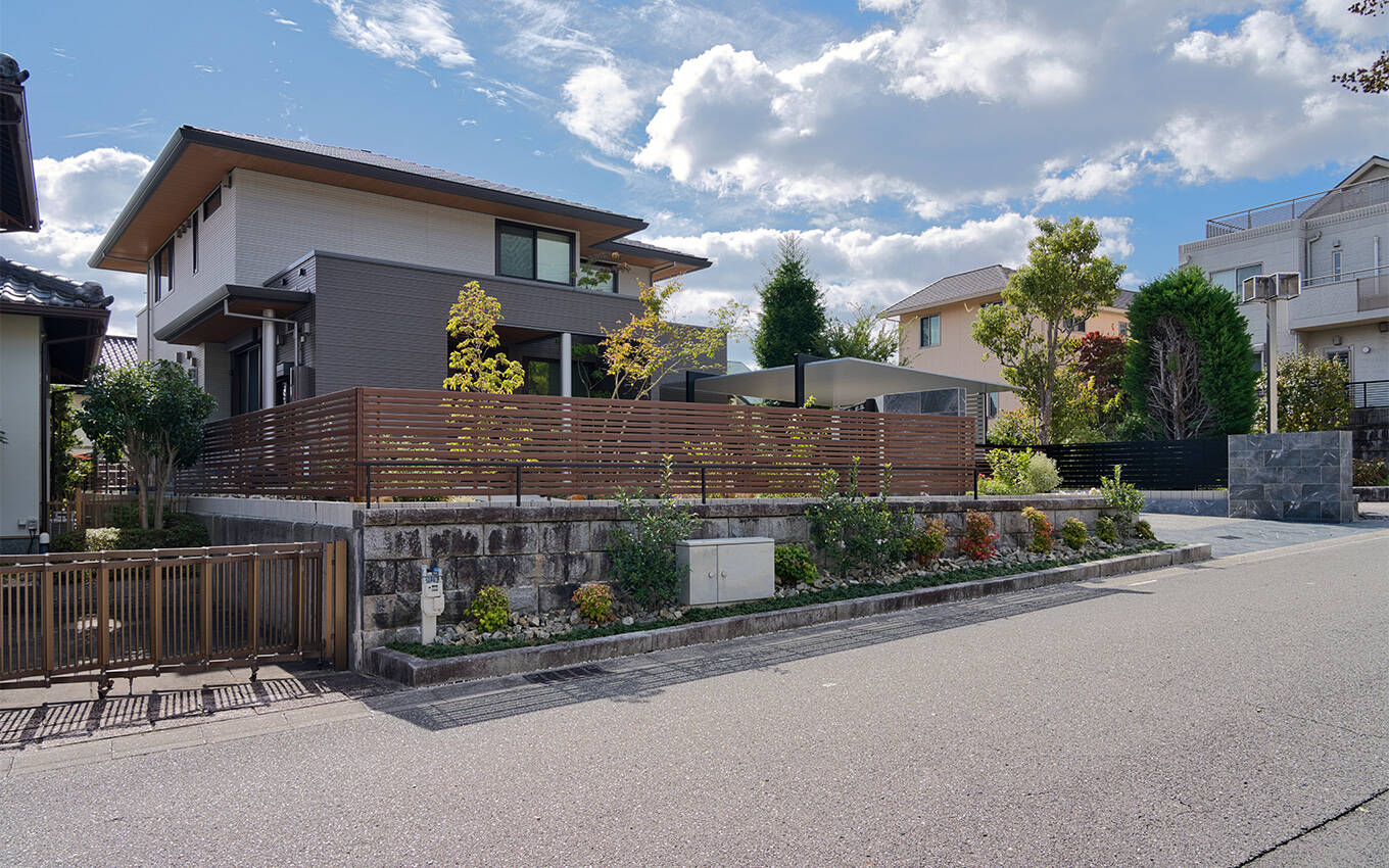 外構工事 大型物件 施工後写真