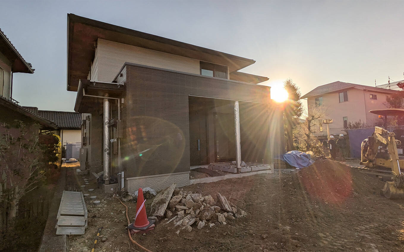 外構工事 大型物件 施工前写真