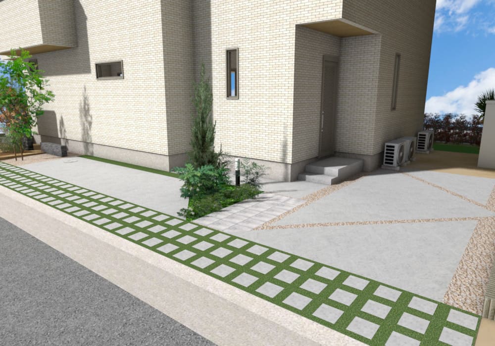 外構工事 リフォーム（お庭・外構） 施工前写真