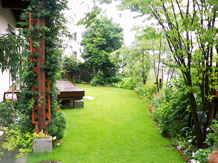 ガーデニング 植栽 おしゃれな 外構工事 施工例を見る 兵庫県 匠の外構工事 ガーデニング エクステリア 神戸 西宮 宝塚 三田のフィーリングガーデン 坂林盛樹園